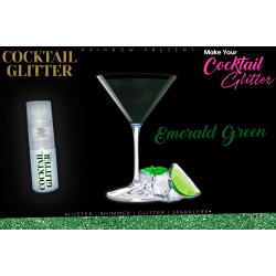 Glitzy Cocktail Glitter and Sparkling Effect | Edible | Emerald Green
